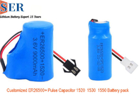 3.6v Lithium Battery Pack ER26500 With 1550 Pulse Capacitor ER26500+HPC1550 For Internet Thing