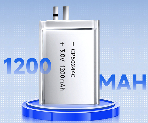 Personalizzi la cellula ultra sottile del sacchetto della batteria Li-MnO2 di CP502440 3.0V 1200mAh per il RFID GPS