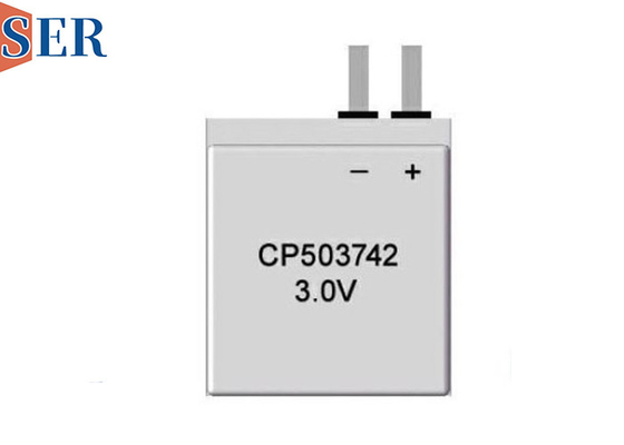 Il litio primario rettangolare sventa la batteria ultra sottile CP503742 per il personale che posiziona la carta