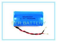 Approvazione su misura del CE di dimensione ER14505M-2P 1S2P della batteria 4400mAh 3.6V/7.2V aa di Li SOCL2