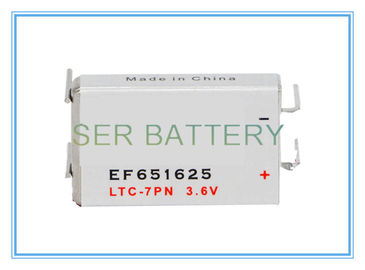 Batteria prismatica delle cellule 3.6V LTC-7PN EF651625 del cloruro di tionile del litio di Li SOCl2 del contatore per acqua