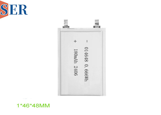 Fornitura di fabbrica di batterie 3.7v Ricaricabile Batteria al litio in polimero ultra sottile 014648 per dispositivi elettronici