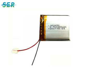 Polimero ricaricabile lungo 603450 3.7V 3300mah del litio di vita di ciclo con il PWB/il cavo