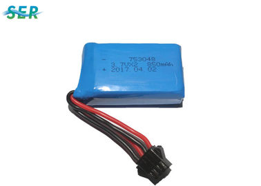 Batteria 7.4V 753048 2S 850mAh del fuco di Toy Helicopter RC con il connettore del PCM XH/JST/SM