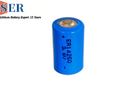 Dimensione 600mah ER14250S della batteria di pile 1/2AA del litio di sicurezza 3.6V 3,6 lunga vita della batteria di temperatura elevata 150 di volt Lisocl2