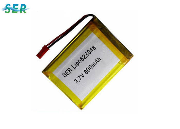 La batteria ricaricabile Lipo del polimero del litio imballa 3,7 volt 623048 per il MP3/GPS