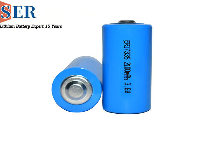 Metro pratico della batteria ER17335S di MSDS Li SOCL2 cellula ad alta temperatura primaria del litio da 3,6 volt