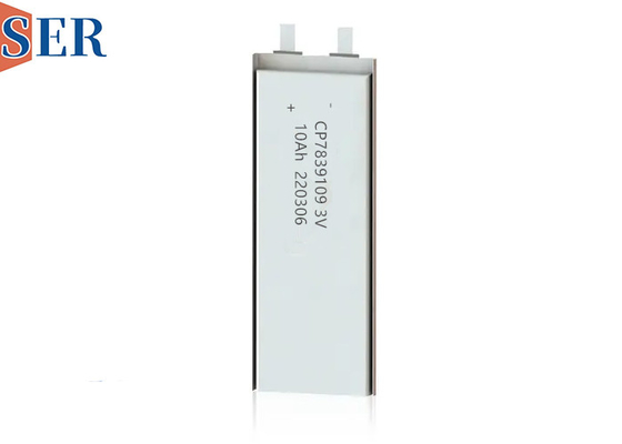 Batteria sottile primaria su ordinazione CP7839109 3.0V 10Ah del diossido del manganese del litio
