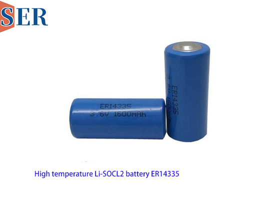 Batteria primaria Li Socl2 ad alta temperatura 3.6V ER14335 2/3AA Dimensione ER14335S Per il monitoraggio del prodotto TPMS