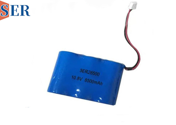 10.8V batterie personalizzate Li-SOCL2 3ER26500 3S1P batterie primarie di dimensioni C per biciclette