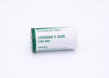 La batteria primaria CR26500 del litio MNO2 di dimensione di C su dispersione la durata di prodotto in magazzino lunga di corrente