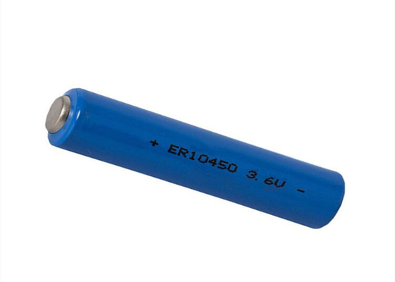 Cyclindrical ER10450 3,6 batteria del AAA Li SOCl2 di volt per il sensore del fumo No.7