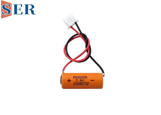 Litio ER10/28 di dimensione della batteria 500mAh 3.6V 2/3AAA di ER10280 Li SOCL2