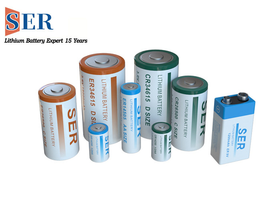 cellula non ricaricabile del cloruro di tionile del litio della batteria di 3.6Volt Li SOCL2 per il metro astuto